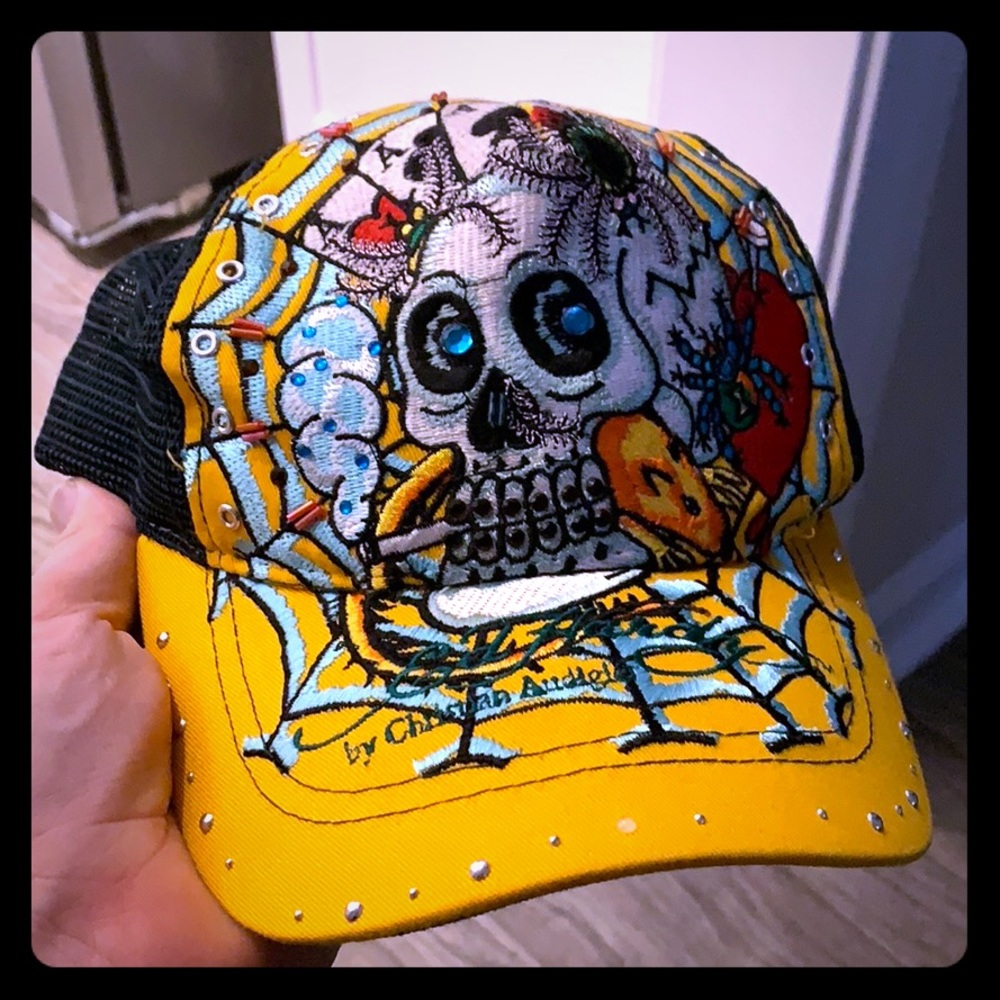 Ed Hardy by Christian Audigier custom hat